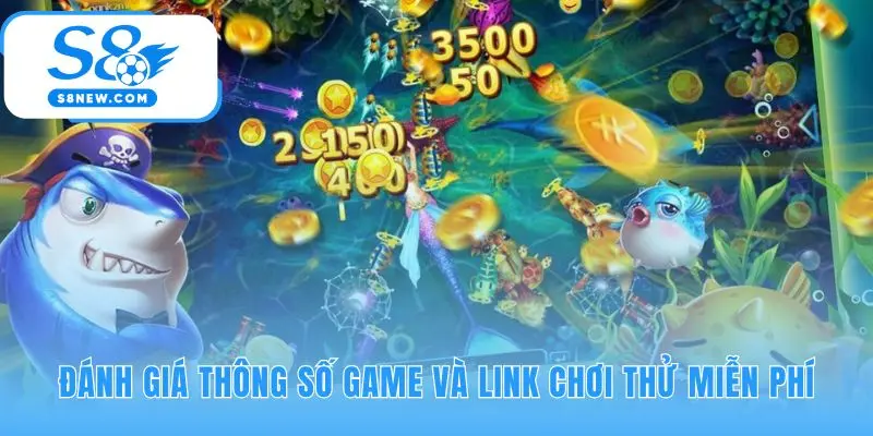 Thông số Jackpot Fishing có RTP 97% và mức thưởng tối đa 888x