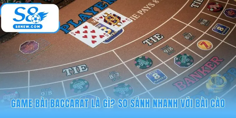 Baccarat khác bài cào ở vai trò đặt cược thay vì tự so điểm